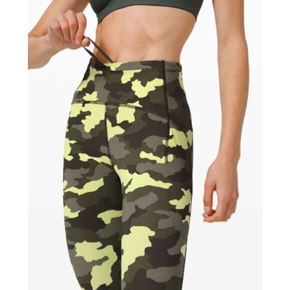 Lululemon Swift Speed High-Rise Tight 28" Heritage 365 Camo Crispin Green Multi - Picture 13 of 15